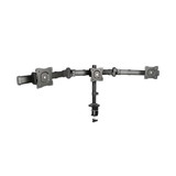 IEC H0026 Desk Mount Arm for Three Monitors 13 to 23 inch x 3, 17 lbs x 3 max.