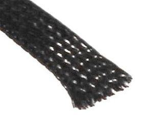 IEC HE1-2-BK Flexo Expandable Braided Sleeving .5 Inch Black