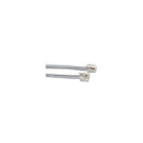 IEC L0504-14 RJ11 4 Conductor Flat Crossed Cable (For use with telephones and Modems) 14'