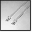 IEC L0509 RJ45 8 Conductor Flat Straight Cable 7'