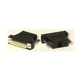 IEC L0654 Adapter DB25 Male to RJ45 Printer Black DTE