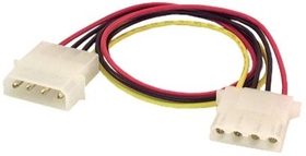 IEC L1068 5.25 inch Disk Drive Power Extension Cable 1 foot