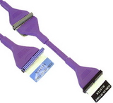 IEC L12417-02 Ultra ATA Dual IDE Cable 24in Round Violet