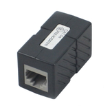 IEC L6003PBK 10/100 Base TX Crossover Coupler with Power over Ethernet Black