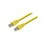 IEC L60454-14 RJ45 4Pr Cat 5e Patch Cord with Anti-snag Strain Relief Boot YELLOW 14', Price/each