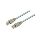 IEC L60458 RJ45 4Pr Cat 5e Patch Cord with Anti-snag Strain Relief Boot GRAY 7'
