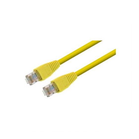 IEC L60464-14 RJ45 4Pr Cat 6 Patch Cord with Strain Relief Boot YELLOW 14'