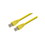IEC L60464-14 RJ45 4Pr Cat 6 Patch Cord with Strain Relief Boot YELLOW 14', Price/each