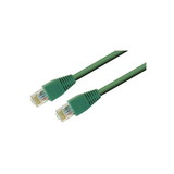 IEC L60465-03 RJ45 4Pr Cat 6 Patch Cord with Strain Relief Boot GREEN 3'