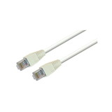 IEC L60469 RJ45 4Pr Cat 6 Patch Cord with Strain Relief Boot WHITE 7'