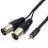 IEC L7202-05 3.5mm Male to 2 XLR Male Splitter 5 Feet, Price/each