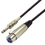 IEC L7225-100 3 Pin XLR Female to 1/4in Phone Male Unbalanced (2 pole on Phone Plug) 100 feet, Price/each