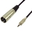 IEC L7226-06 3 Pin XLR Male to 3.5mm Male Unbalanced (2 pole on 3.5mm Plug) 6 feet, Price/each