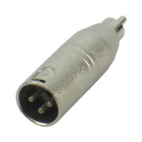IEC L7231-0 3 Pin XLR Male to RCA Male Adapter