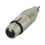 IEC L7232-0 3 Pin XLR Female to RCA Male Adapter, Price/each