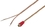 IEC L74232-01 18 AWG Speaker wire with RCA Female Red adapter 1'