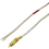 IEC L74236-10 16 AWG Speaker wire with Gold RCA Male with Red band 10', Price/each