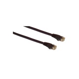 IEC M05290-.5 RJ45 4pr Cat 5e UTP Cable With Molded Snag Free Strain Relief Black - Imported 6 Inch