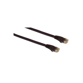 IEC M05290-.5 RJ45 4pr Cat 5e UTP Cable With Molded Snag Free Strain Relief Black - Imported 6 Inch