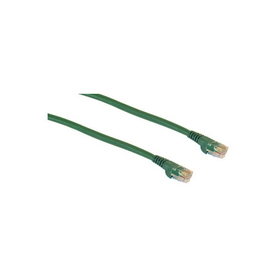 IEC M05295-.5 RJ45 4pr Cat 5e UTP Cable With Molded Snag Free Strain Relief Green - Imported 6 Inch