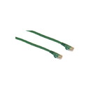 IEC M05295 RJ45 4pr Cat 5e UTP Cable With Molded Snag Free Strain Relief Green - Imported 7'