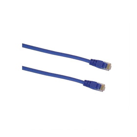 IEC M05296-01 RJ45 4pr Cat 5e UTP Cable With Molded Snag Free Strain Relief Blue - Imported 1'
