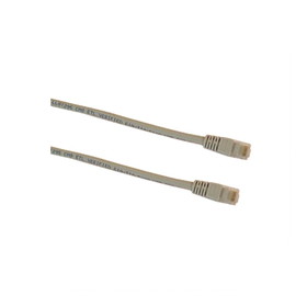 IEC M05298-01 RJ45 4pr Cat 5e UTP Cable With Molded Snag Free Strain Relief Gray - Imported 1'