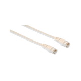 IEC M05299-01 RJ45 4pr Cat 5e UTP Cable With Molded Snag Free Strain Relief White - Imported 1'