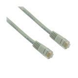 IEC M0529R-03 RJ45 4pr Cat 5e UTP Cable With Molded Snag Free Strain Relief Light Gray - Imported 3'