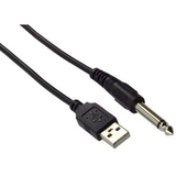 IEC M1073-20 USB Type A plug to 1/4in plug for project or parts 20 feet