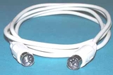 IEC M1201 MIDI or PC Keyboard Cable 5 pin Din Male to Male 6'