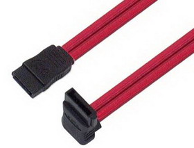 IEC M12433A-1.5 Serial ATA Data Cable Down Angle to Straight 3Gbit 19 Inch
