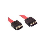 IEC M1245 Serial ATA2 to Serial ATA ( eSATA to SATA ) Data Cable Straight to Straight 3Gbit 3 Feet