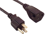 IEC M1301 Power Extension Cord ( NEMA 5-15P to NEMA 5-15R ) 16 AWG 3c 6'