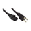 IEC M1303-03 PC Power Cable ( NEMA 5-15P to IEC320-C13 ) 3', Price/each