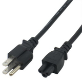 IEC M1313-10 PC Laptop Power Cord with 3 Prong 'Mickey Mouse' Connector ( NEMA 5-15P to IEC320-C5 ) 10'