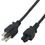 IEC M1313-10 PC Laptop Power Cord with 3 Prong 'Mickey Mouse' Connector ( NEMA 5-15P to IEC320-C5 ) 10', Price/each