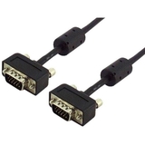 IEC M13273-15 VGA Monitor Cable with thin boots Male to Male High Resolution 15'