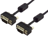 IEC M13273 VGA Monitor Cable with thin boots Male to Male High Resolution 6'