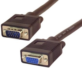 IEC M1329-100 VGA Monitor Extension Cable Male to Female High Resolution 100'
