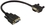 IEC M13302 VGA Monitor Left Angle Male to Straight Female Adapter 1', Price/each