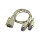 IEC M1338 VGA Monitor Y Splitter Cable Adapter