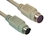 IEC M1522-10 8 Pin Mini Din Male to Female Straight Through Cable 12', Price/each