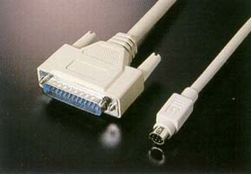 IEC M1529-10 Apple Mac Modem Cable (Mini Din 8 to DB25 Male)10'