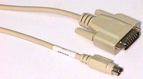 IEC M1538 Apple Mac&#8482 Mini Din 8 to Pioneer Laser Disc Cable 6'