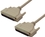 IEC M2021-GY-50 DB37 Male to Male 37 Conductor Straight Through Grey Cable 50', Price/each