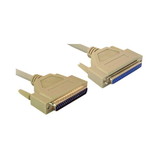 IEC M2022-10 DB37 Male to Female 37 Conductor Straight Through Cable 10'