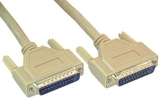 IEC M2131-03 DB25 Male to Male 25 Conductor Straight Through Cable 3'
