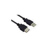 IEC M24020 USB Type-A Extension Cable 6 feet (USB 2.0 Compliant) Black