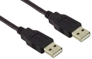 IEC M24030 USB Type-A to Type-A Jumper Cable 6 feet (USB 2.0 Compliant) Black